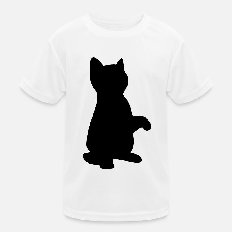 cat kitten Kinder Funktions-T-Shirt