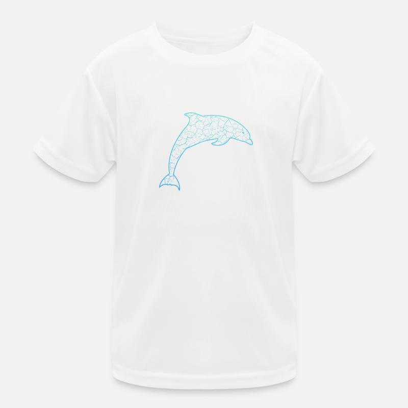 Delfin Kinder Funktions-T-Shirt