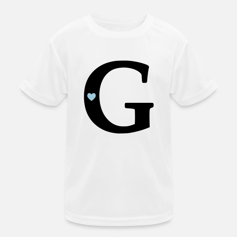 point G Lettre initiale T-shirt sport Enfant