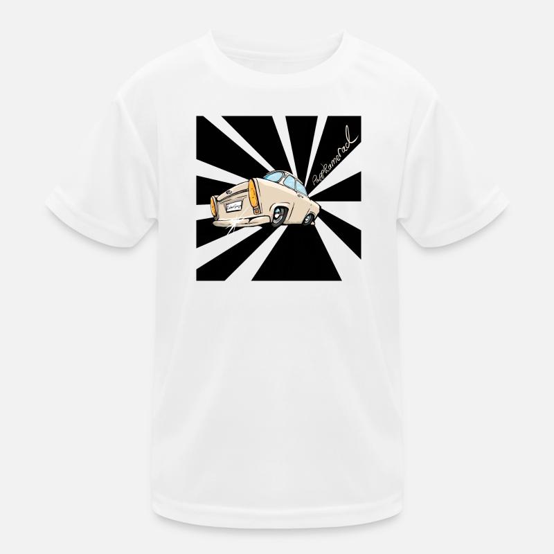 Pappkamerad - Kinder Funktions-T-Shirt - Weiß