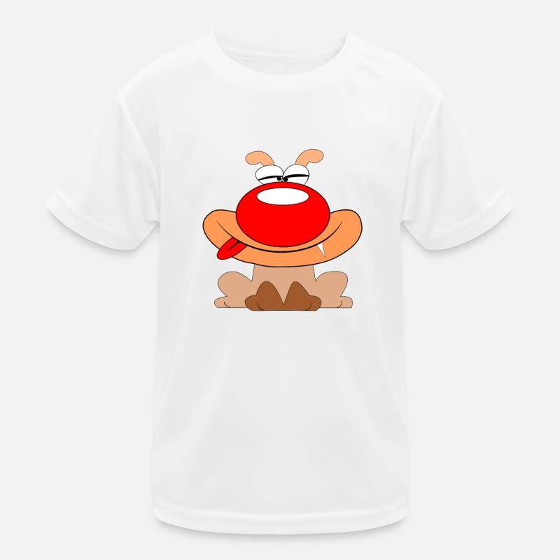 Lustiger Hund Kinder Funktions-T-Shirt