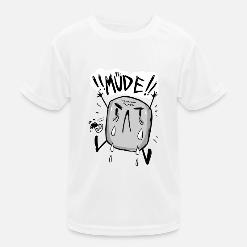 MÜDE!!! Kinder Funktions-T-Shirt