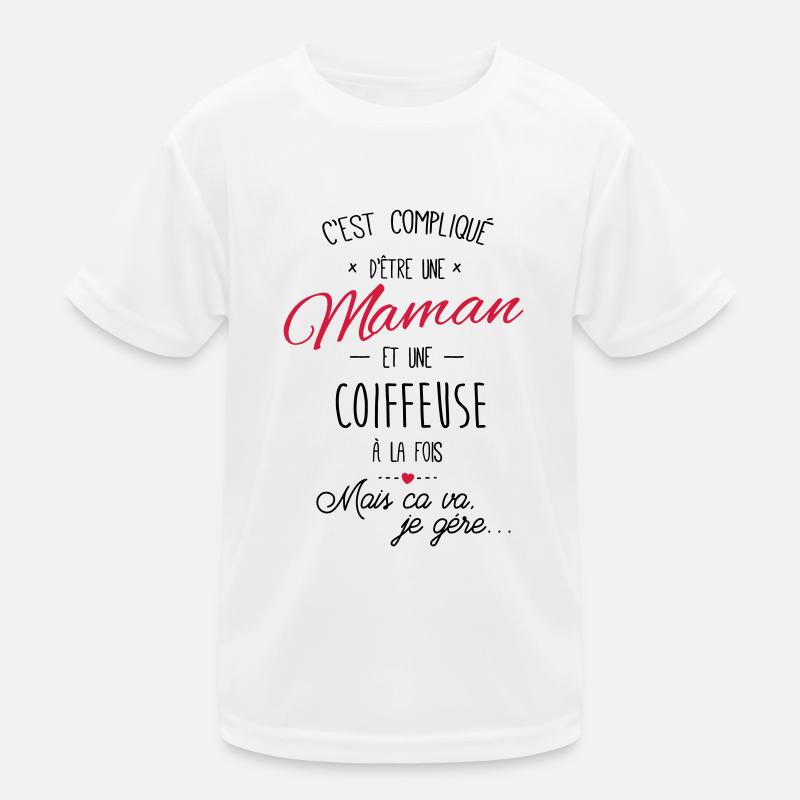 maman et Coiffeuse T-shirt sport Enfant