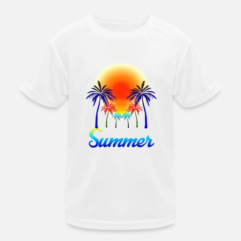 Sommer Kinder Funktions-T-Shirt