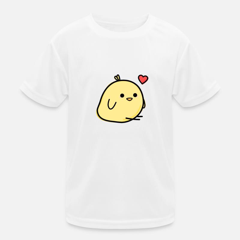 Little chick - Kids Functional T-Shirt - white
