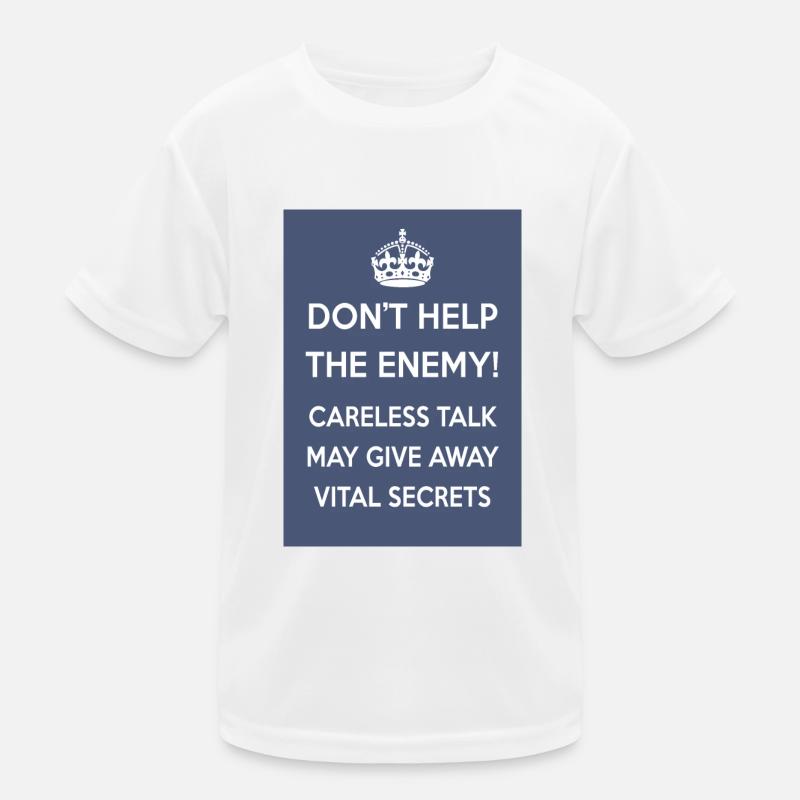 KEEP CALM FEIND Kinder Funktions-T-Shirt