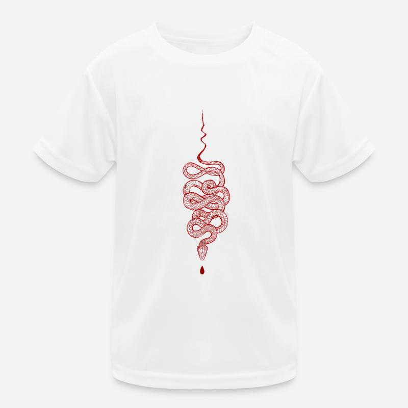 Snake red Kids Functional T-Shirt