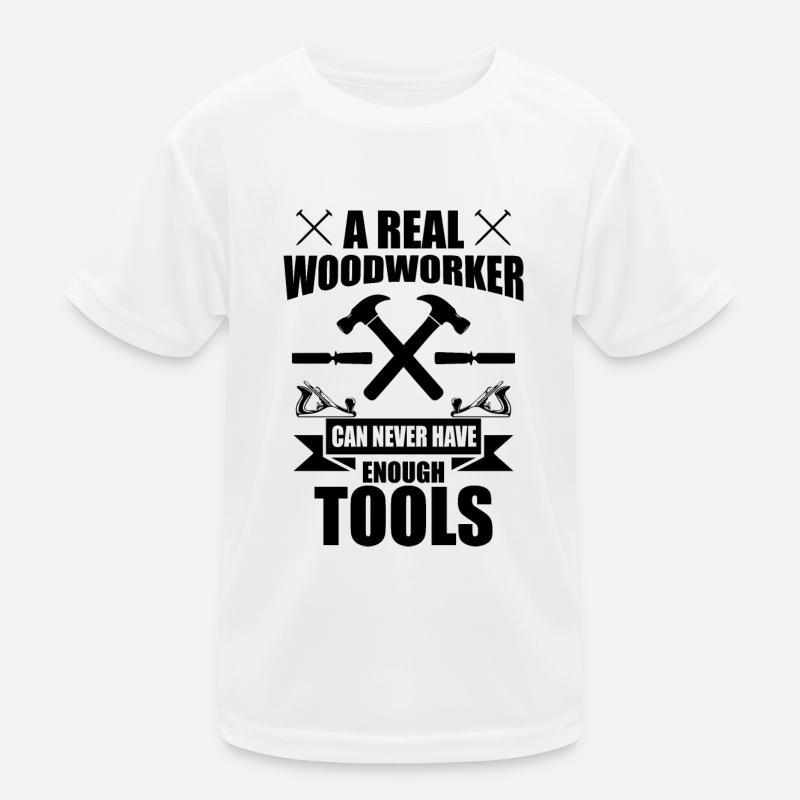 Carpenter Planer Saw Slogan Gift Carpenter Kids Functional T-Shirt