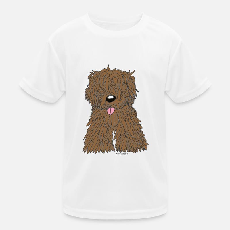 pdae original choco - Kids Functional T-Shirt - white