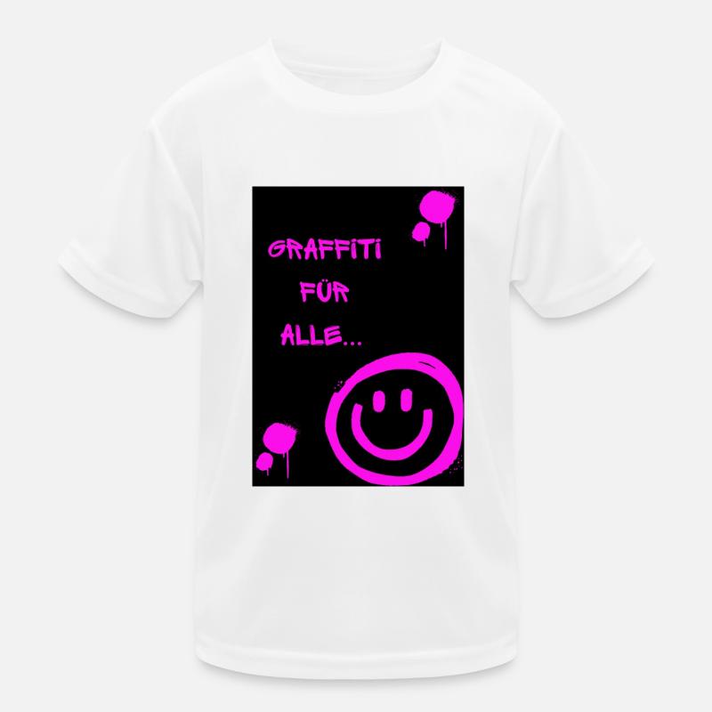 Graffiti Kinder Funktions-T-Shirt