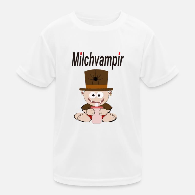 Milchvampir Kinder Funktions-T-Shirt
