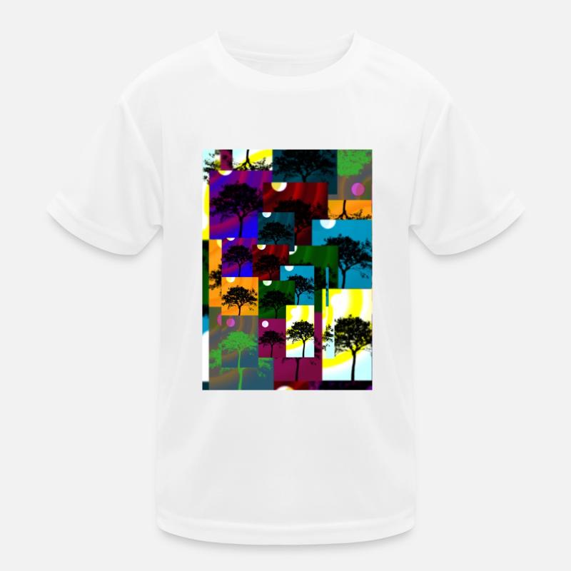 Tree art Kinder Funktions-T-Shirt