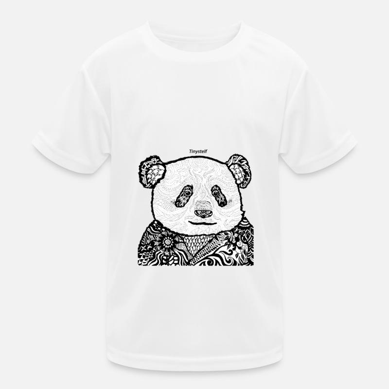 PANDA MANDALAS Kids Functional T-Shirt