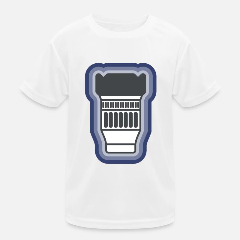Camera Lens Kids Functional T-Shirt