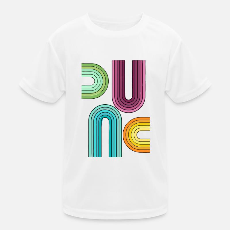 buntes Muster Kinder Funktions-T-Shirt