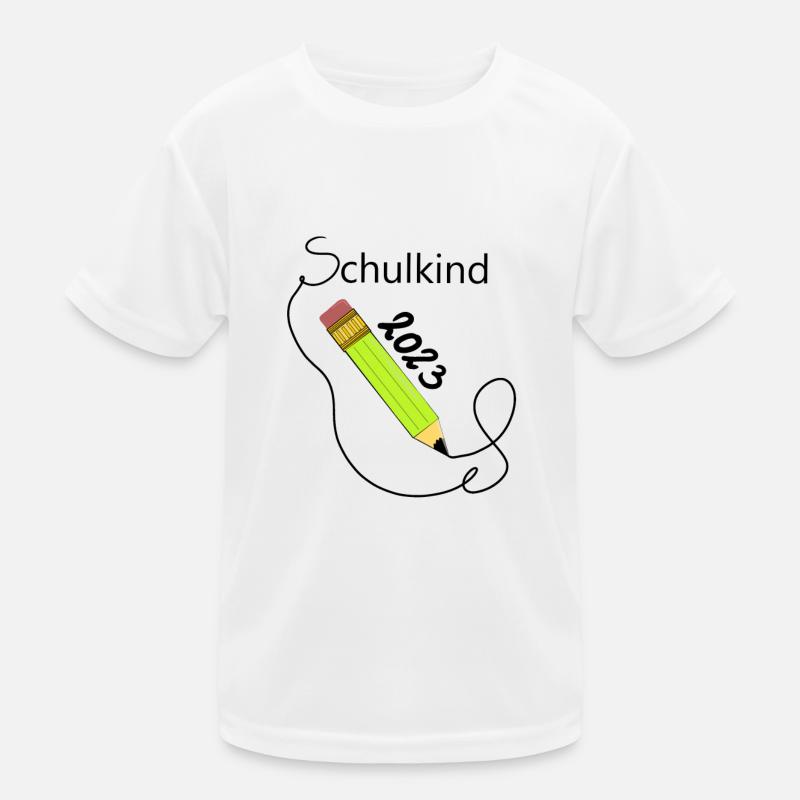 schule Kinder Funktions-T-Shirt