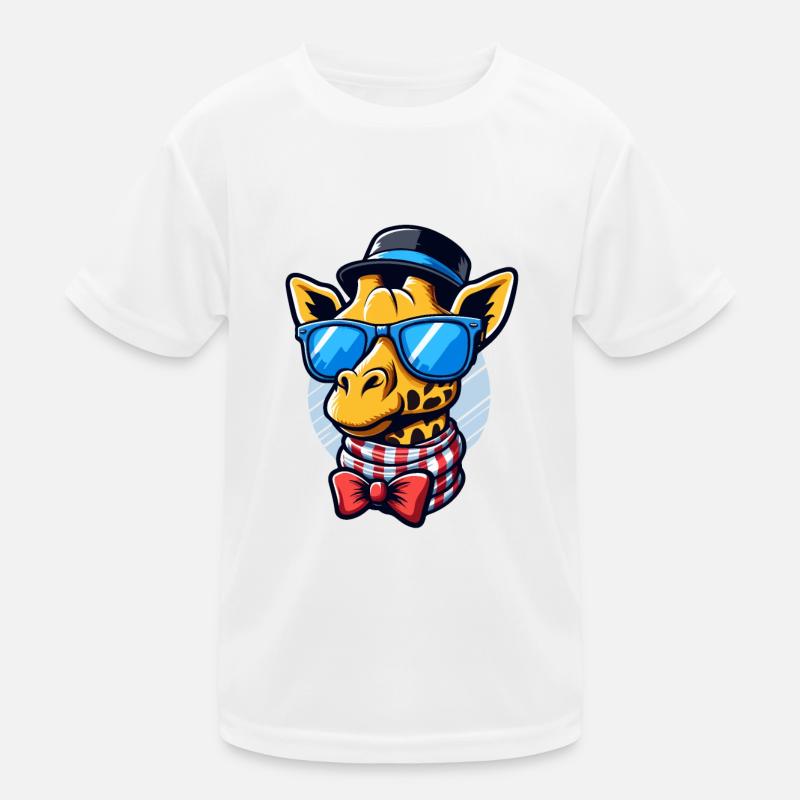 Cool Giraffe Kids Functional T-Shirt