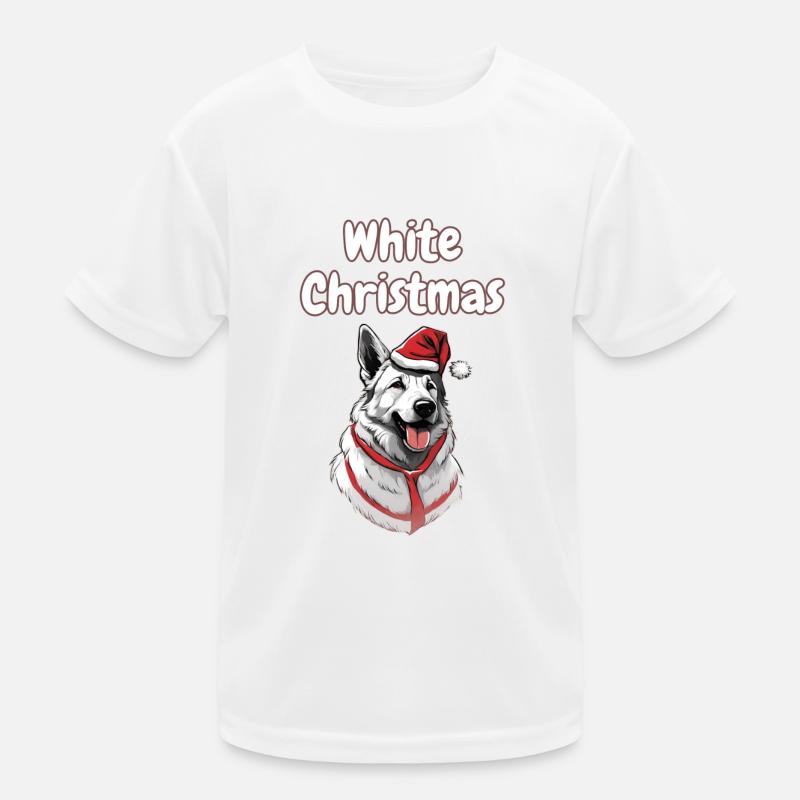 Noël blanc - Berger blanc T-shirt sport Enfant