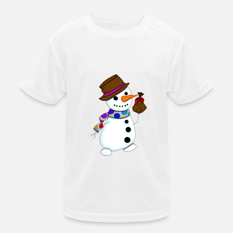 frosty2 - Kinder Funktions-T-Shirt - Weiß