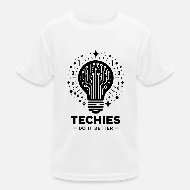 Techies Do IT Better Kids Functional T-Shirt
