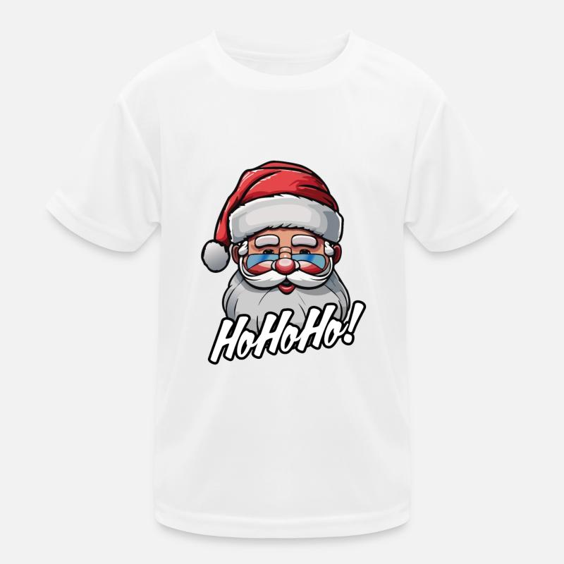 weihnachtsmann Kinder Funktions-T-Shirt