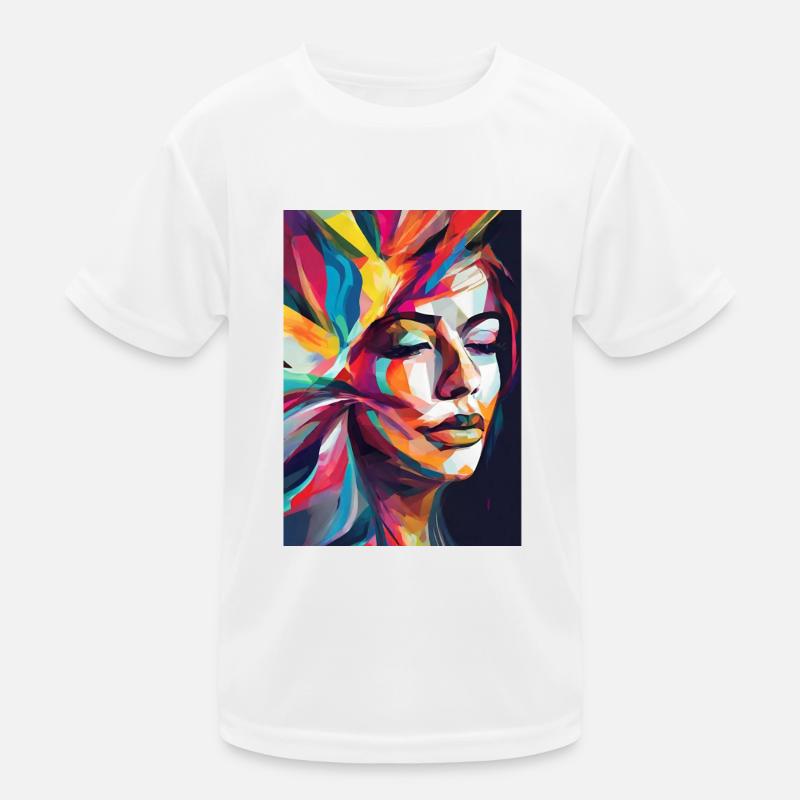 Abstraktes Bild Kinder Funktions-T-Shirt