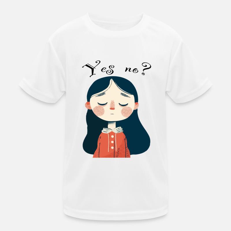 Yes or no? Is it a baby? Kids Functional T-Shirt