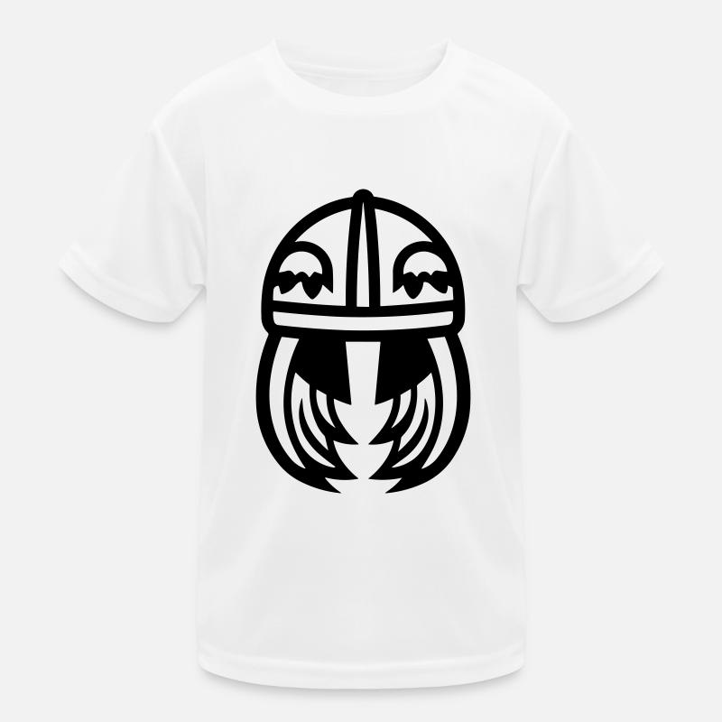 Wikingerhelm Krieger Kinder Funktions-T-Shirt