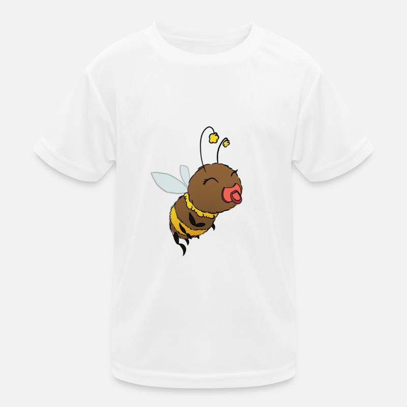Cute Bumblebee Pacifier Kids Functional T-Shirt