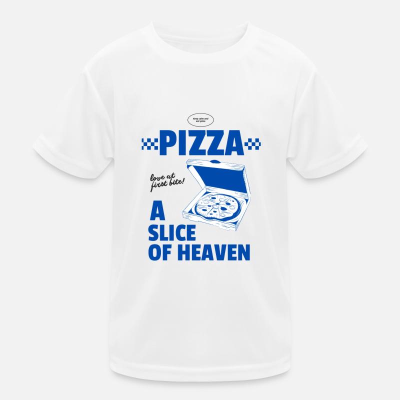 Pizza - Une tranche de paradis T-shirt sport Enfant