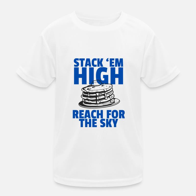Pancake's - Stack 'em High Kids Functional T-Shirt