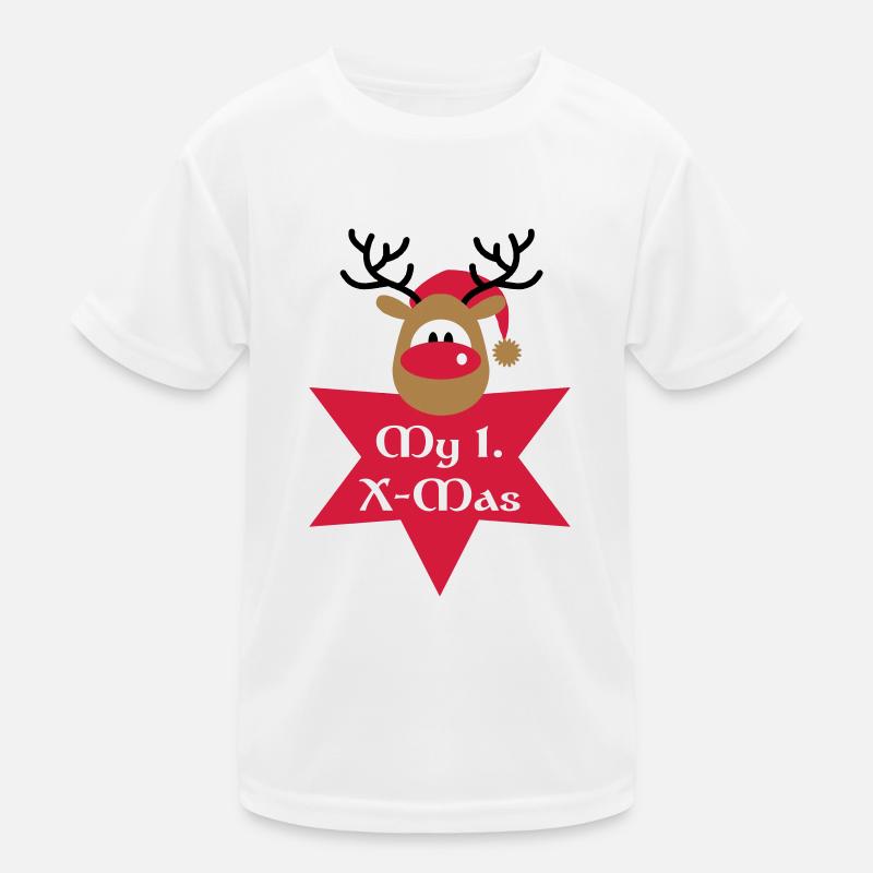 mein erstes Weihnachten Kinder Funktions-T-Shirt