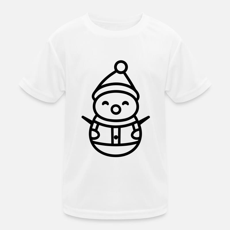 Snowman Kids Functional T-Shirt