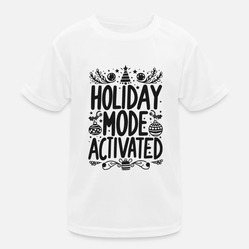 Holiday Mode Activated Kids Functional T-Shirt