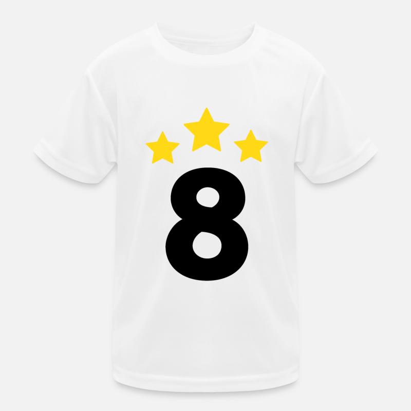 8 ans étoile - cadeau 8e anniversaire T-shirt sport Enfant
