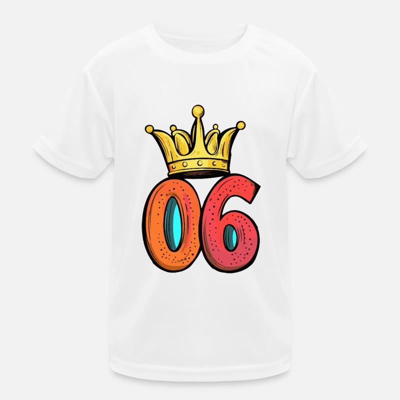 Couronne à 6 chiffres T-shirt sport Enfant