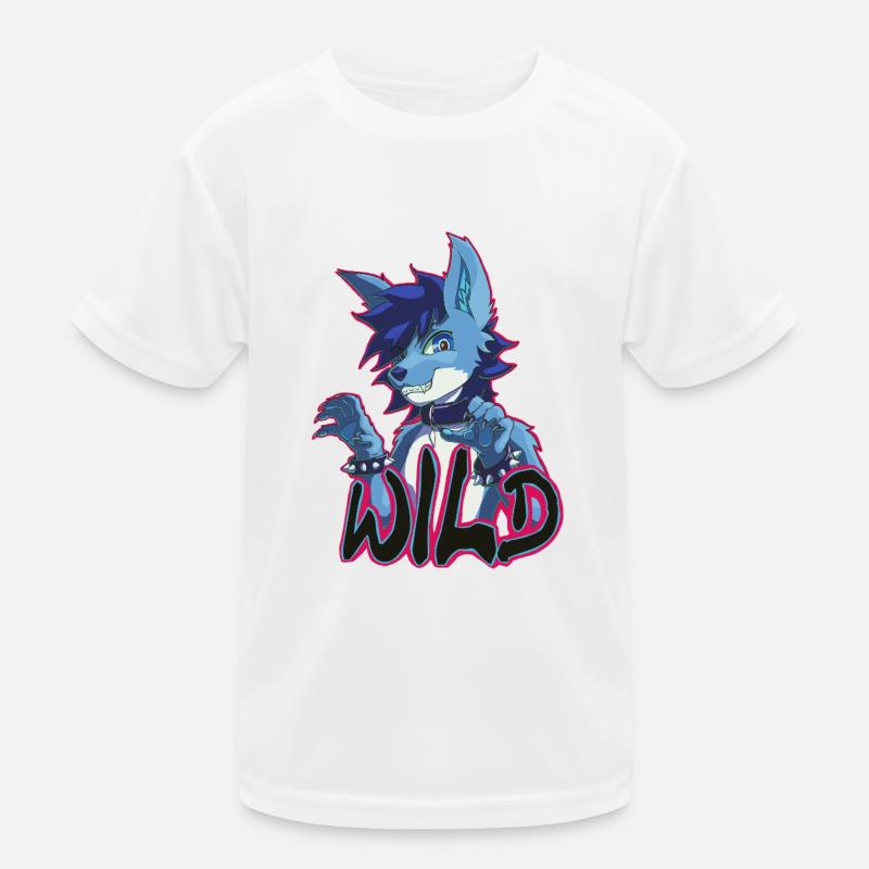 Wild Wolf Kinder Funktions-T-Shirt