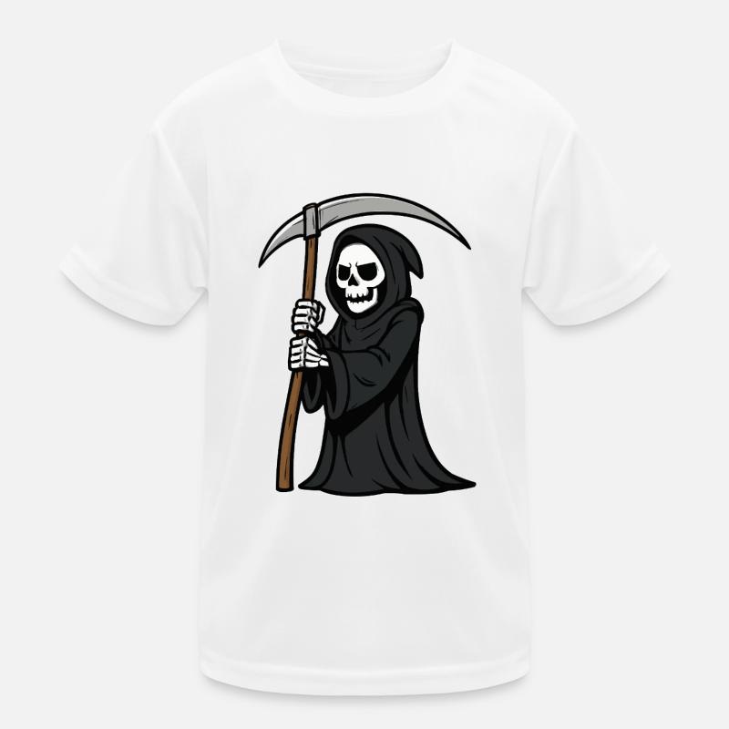 Grim Reaper Comic Kids Functional T-Shirt