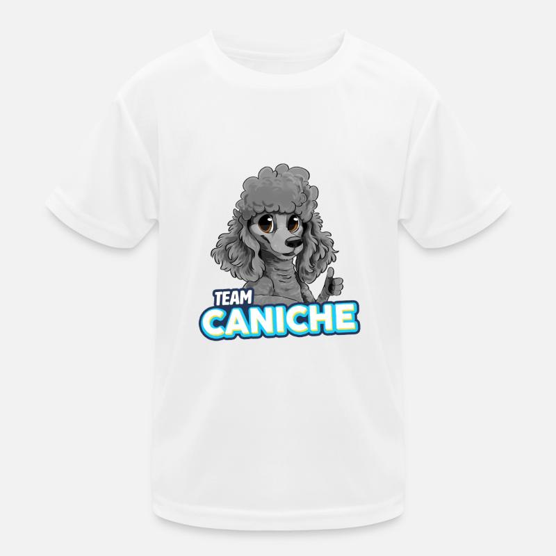 Poodle - Grey Kids Functional T-Shirt