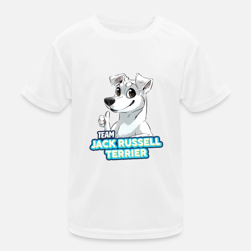 TEAM Jack Russell Terrier - Weiß Kinder Funktions-T-Shirt