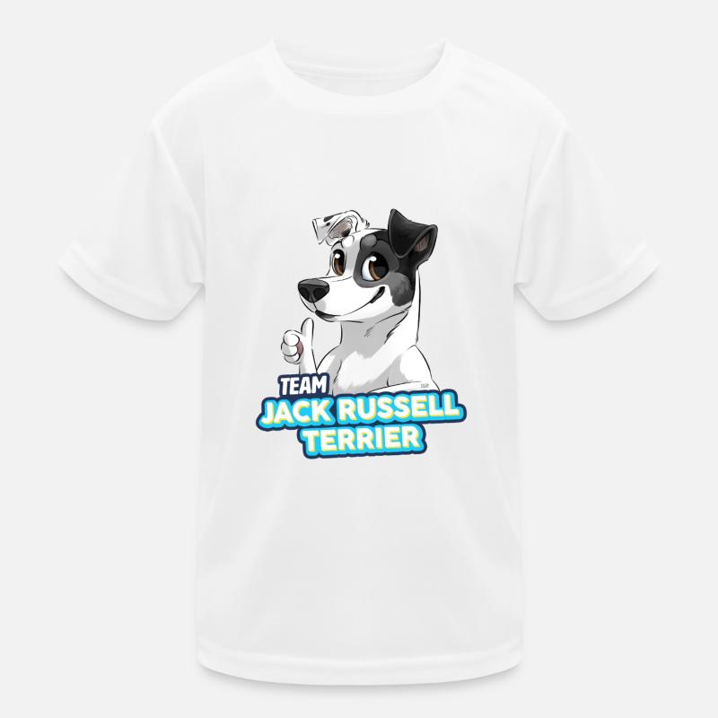 TEAM Jack Russell Terrier - Schwarz Kinder Funktions-T-Shirt
