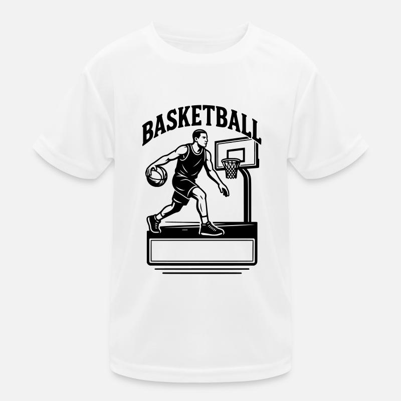 Basketball player - Last name, first name Kids Functional T-Shirt