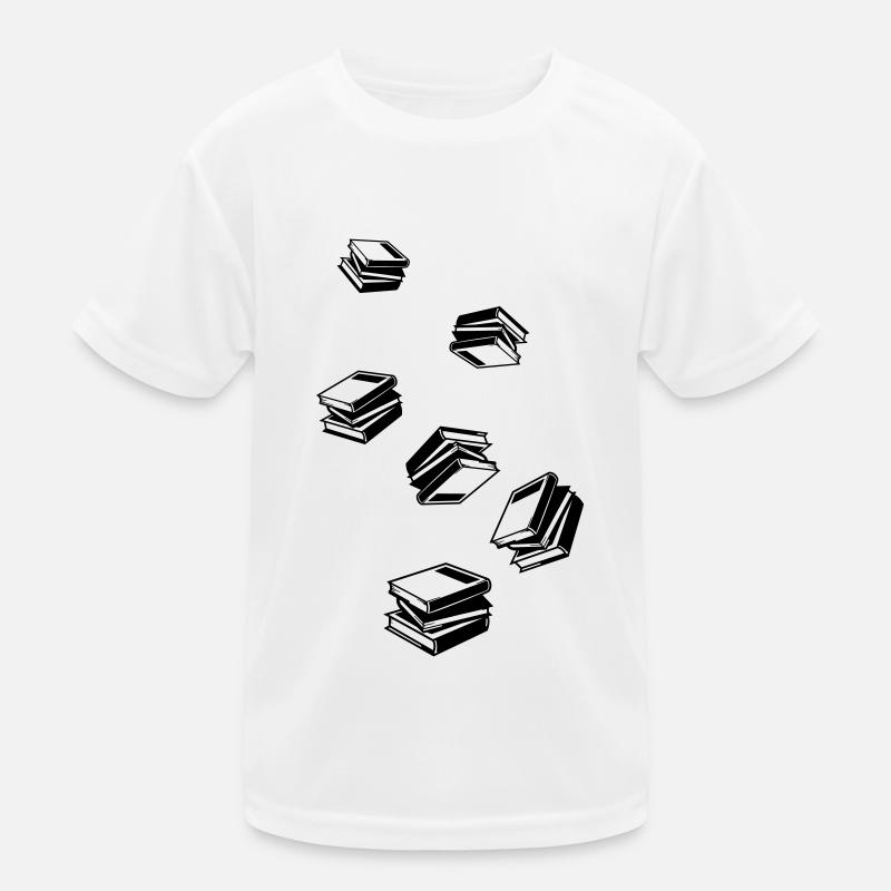 Bücher lesen Kinder Funktions-T-Shirt