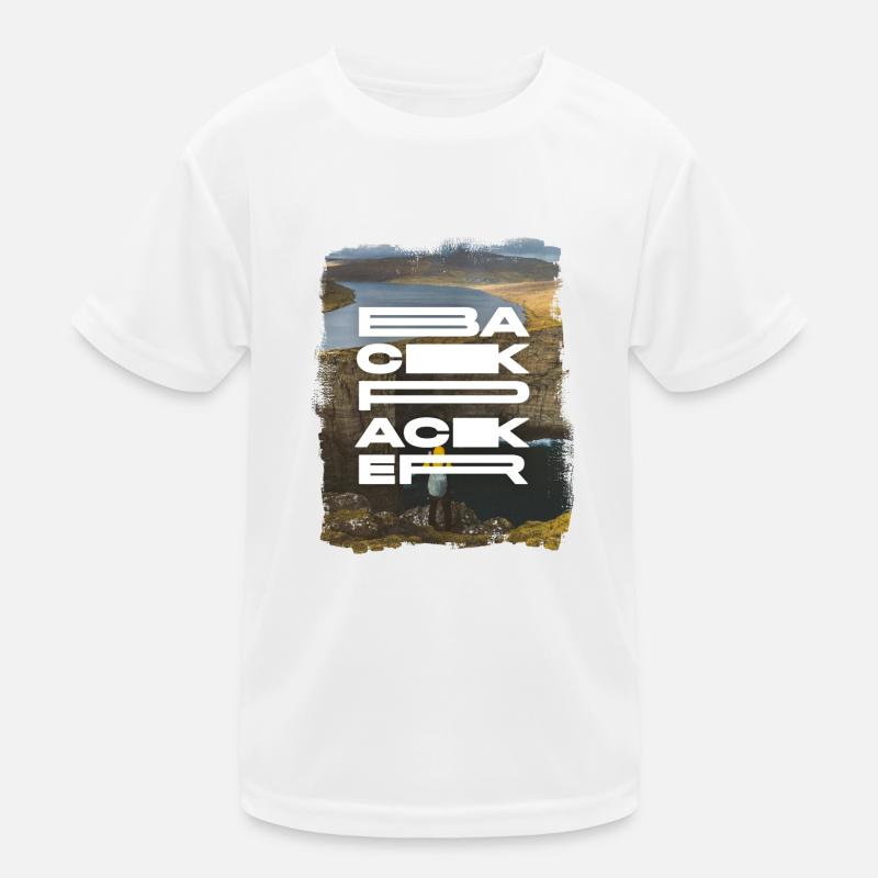 Backpacker Kinder Funktions-T-Shirt