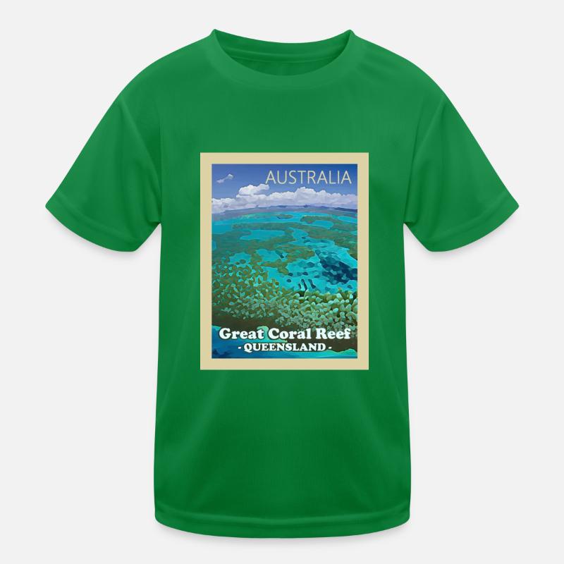Great Barrier Reef Kids Functional T-Shirt