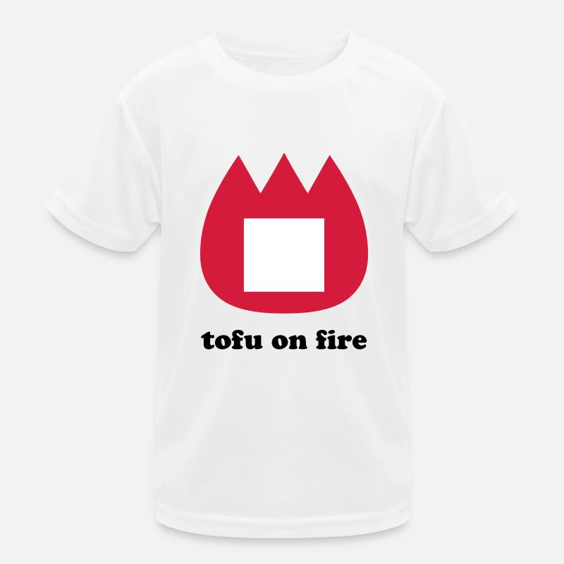 📛 tofu on fire Kids Functional T-Shirt