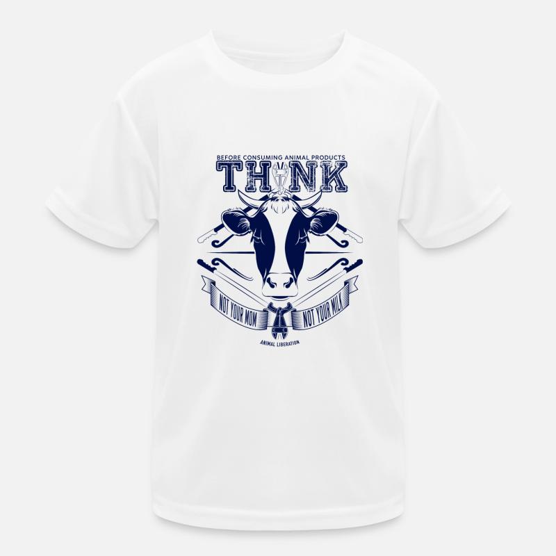 Pas ta mère, pas votre lait (bleu) T-shirt sport Enfant