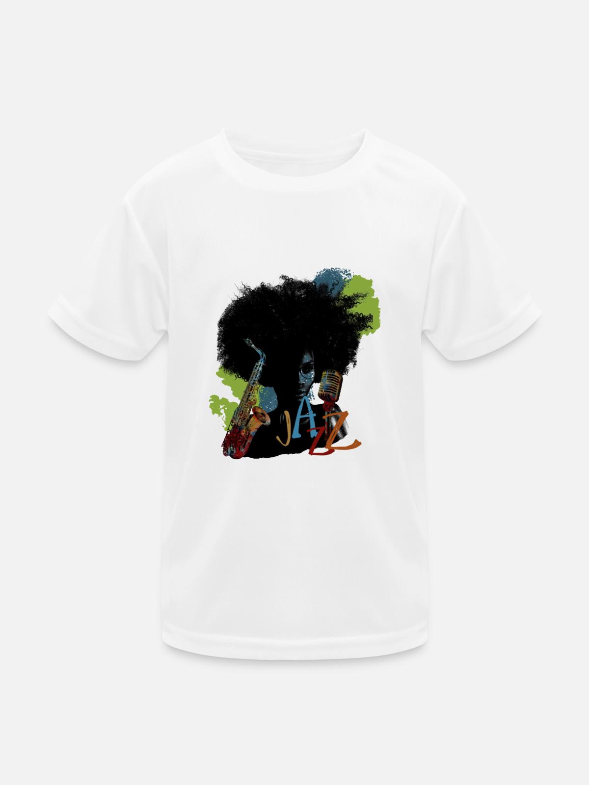 Jazz - Kids Functional T-Shirt - white - Front