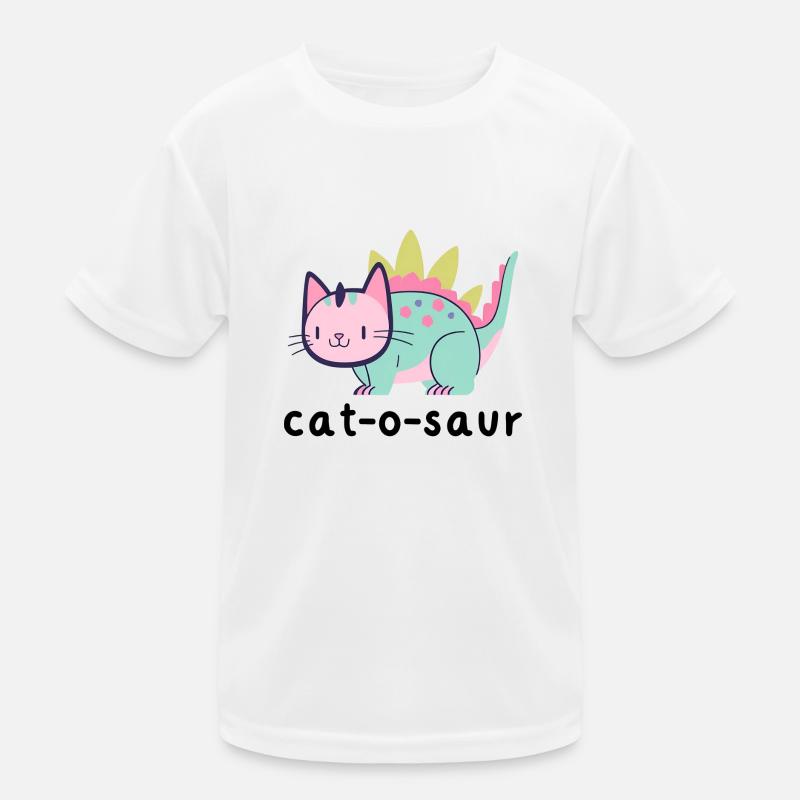 Cat-O-Saur Kinder Funktions-T-Shirt