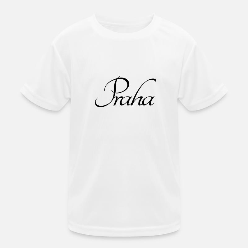 Praha Prag Kinder Funktions-T-Shirt